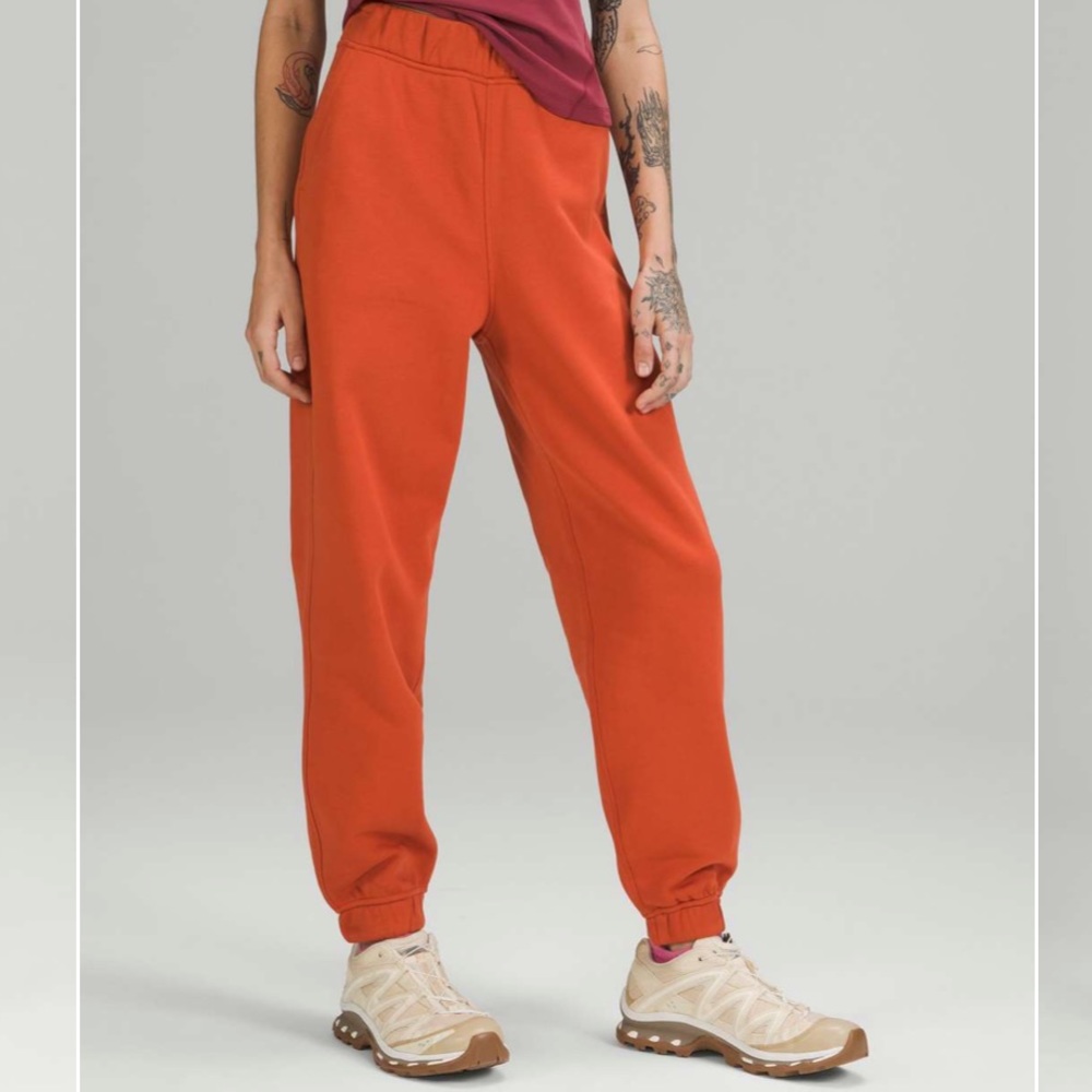 NWT Lululemon🍋Relaxed High-Rise Jogger Canyon Orange size 12 - Picture 3 of 7